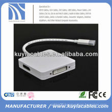 3 in 1 mini display DP to HDMI /DVI /DP adapter for macbook